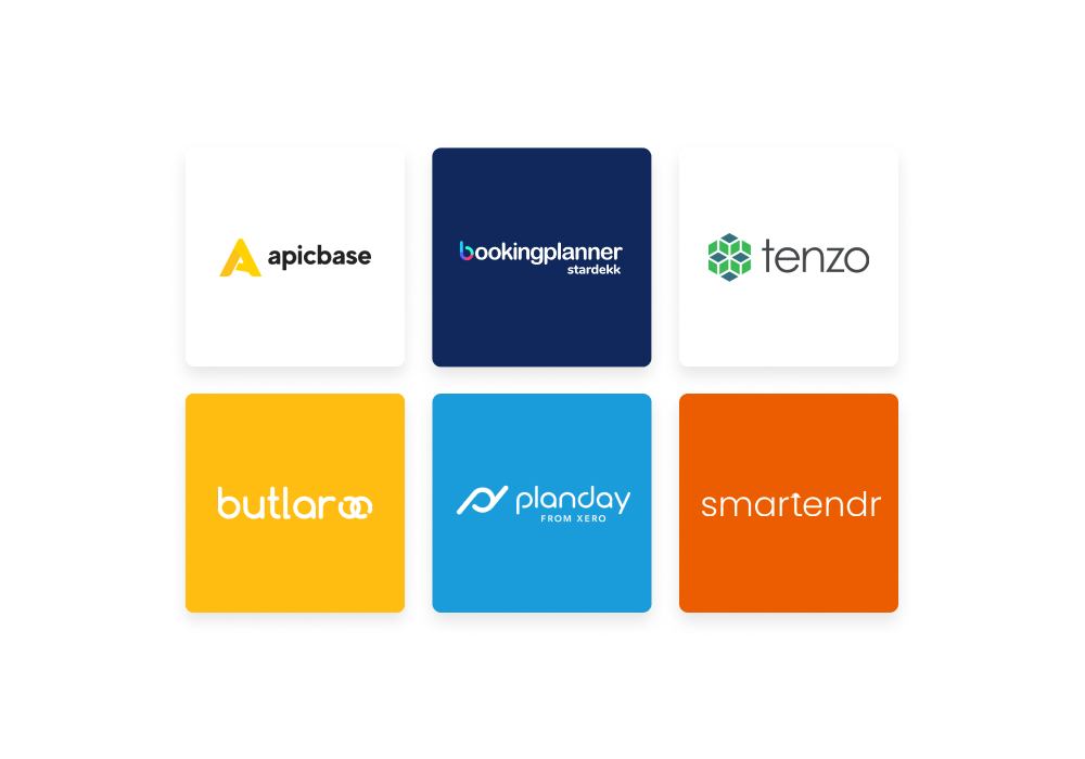 Logos van integratiepartners